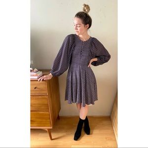 Puff Sleeved Anthro Dress